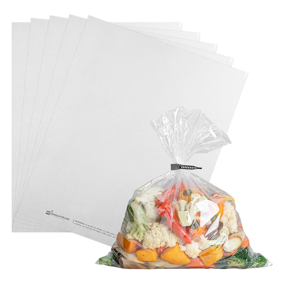 restaurantware Fresh Hero Clear Plastic Oven Bag - with Ties BPA-Free - 14" × 17" - 200 count box restaurantware Fresh Hero Clear Plastic Oven Bag - with Ties BPA-Free - 14" × 17" - 200 count box