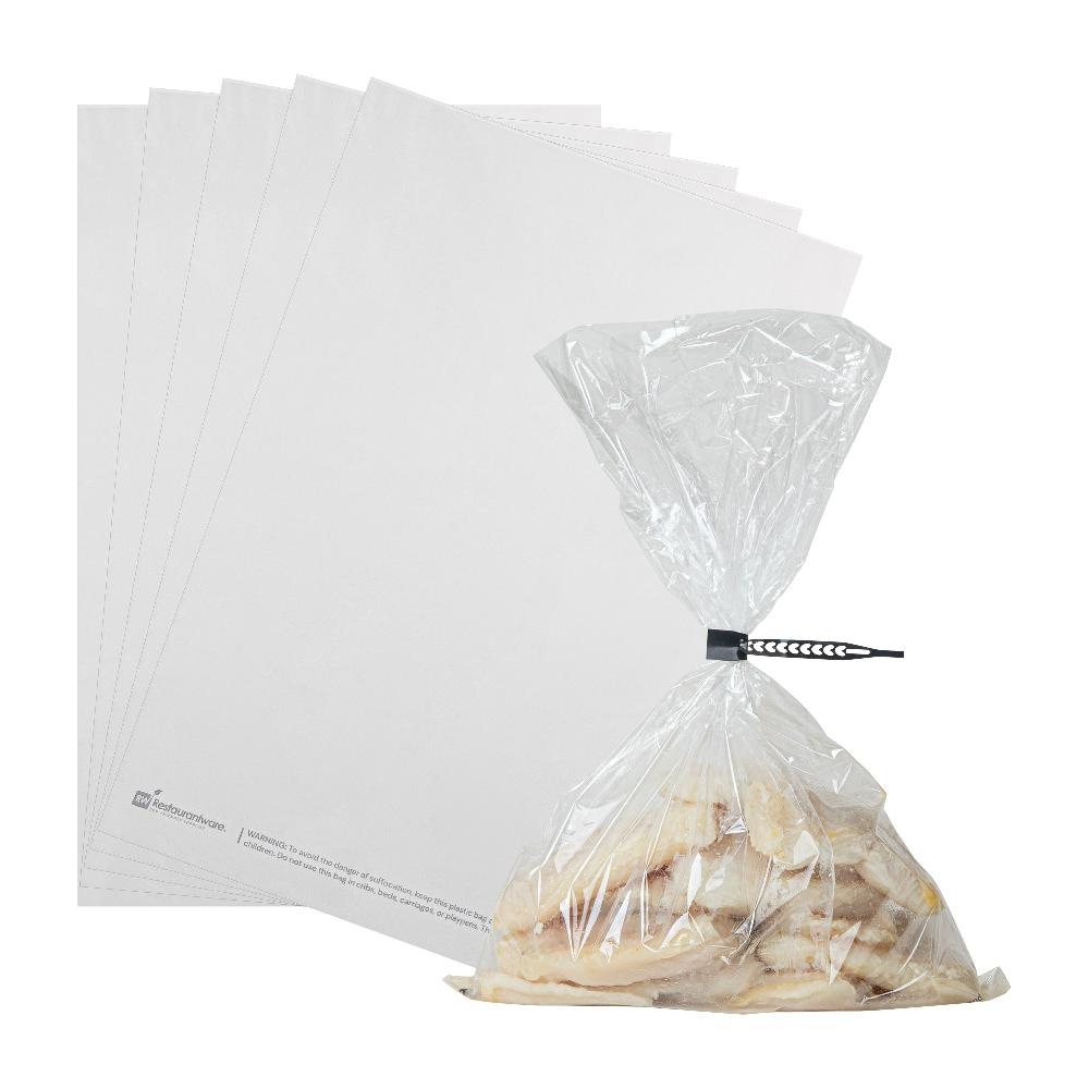 restaurantware Fresh Hero Clear Plastic Oven Bag - with Ties BPA-Free - 10" × 15" - 200 count box restaurantware Fresh Hero Clear Plastic Oven Bag - with Ties BPA-Free - 10" × 15" - 200 count box