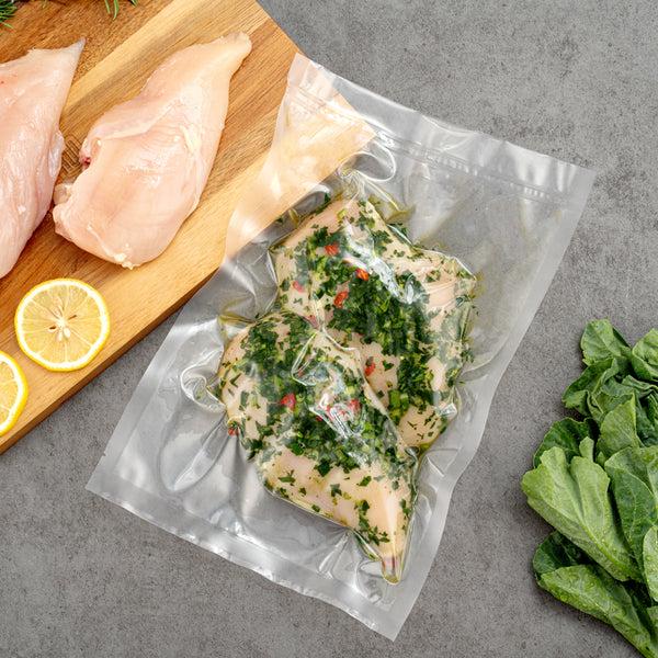 Restaurantware Fresh Hero Clear Plastic Vacuum Sealer Bag - For Chamber Vacuum Sealer 3 Mil BPA-Free - 12" X 8" - 1000 Count Box