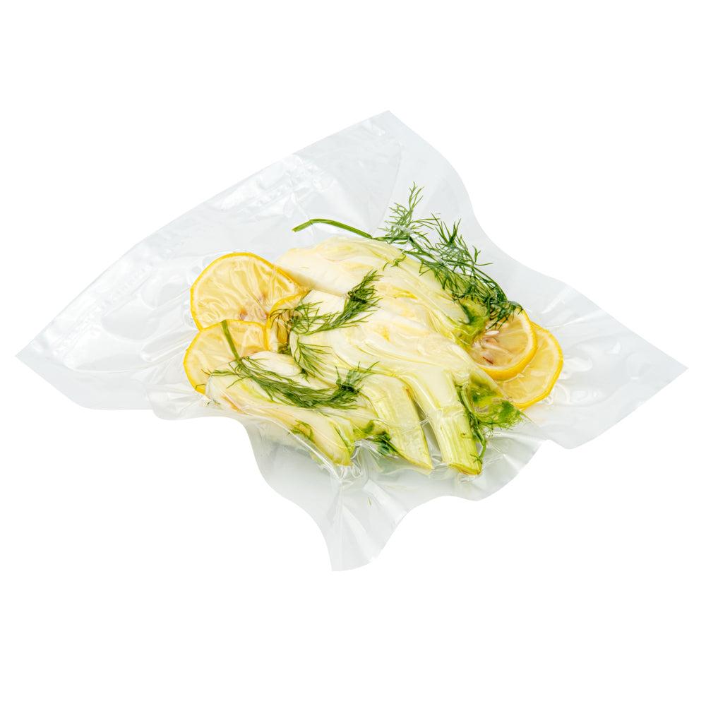 restaurantware Fresh Hero Clear Plastic Vacuum Sealer Bags - for Chamber Vacuum Sealer 3 mil BPA-Free - 10" x 10" - 1000 count box