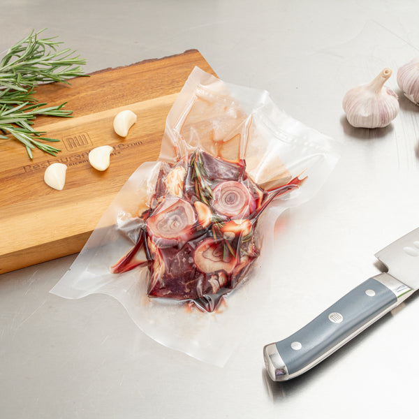 Restaurantware Fresh Hero Clear Plastic Vacuum Sealer Bags - For Chamber Vacuum Sealer 3 Mil BPA-Free - 10" X 6" - 1000 Count Box