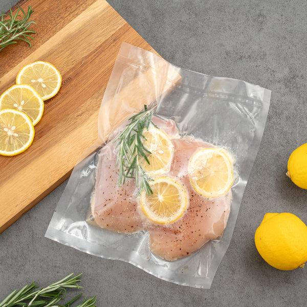 Restaurantware Fresh Hero Clear Plastic Vacuum Sealer Pouch - For Chamber Vacuum Sealer 3 Mil BPA-Free - 10" X 8" - 1000 Count Box