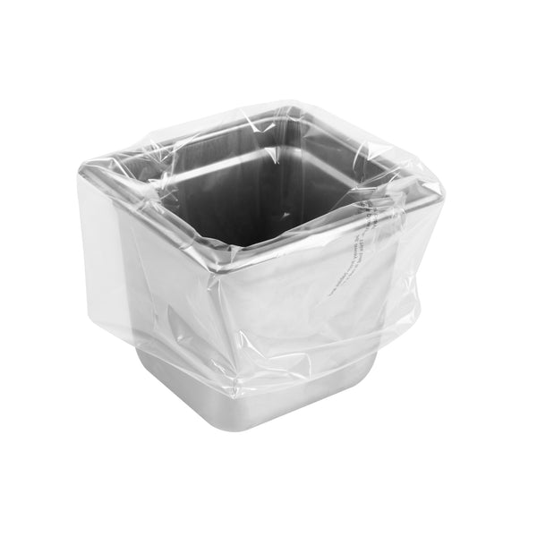 Restaurantware Fresh Hero Nylon 1/6 Size Steam Table Pan Liner - 6" Depth - 13" X 14" - 100 Count Box