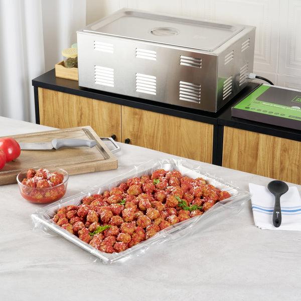 Restaurantware Fresh Hero Nylon Full Size Bun / Baking Sheet Pan Liner - 20 1/2" X 28 1/2" - 100 Count Box