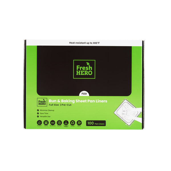Restaurantware Fresh Hero Nylon Full Size Bun / Baking Sheet Pan Liner - 20 1/2" X 28 1/2" - 100 Count Box