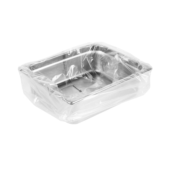 Restaurantware Fresh Hero Nylon Half Size Steam Table Pan Liner - 4" And 6" Depth - 23" X 14" - 100 Count Box