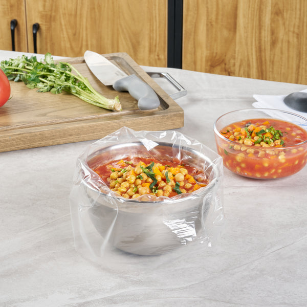 Restaurantware Fresh Hero Round Nylon Pan Liner - Fits 4 Qt Round Pans - 12" X 15" - 100 Count Box