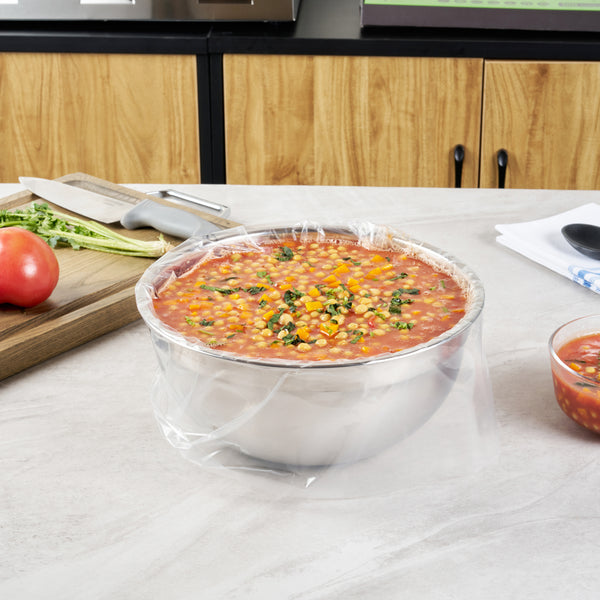 Restaurantware Fresh Hero Round Nylon Pan Liner - Fits 9 And 11 Qt Round Pans - 18" X 20" - 100 Count Box