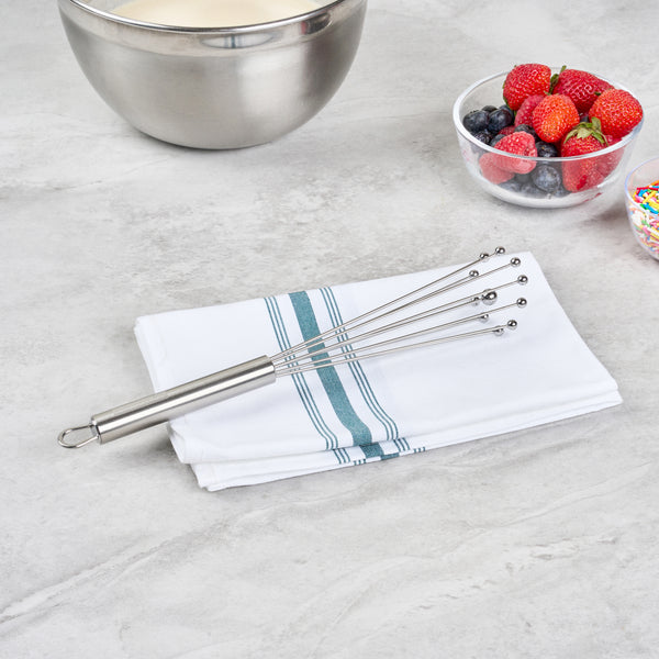 Restaurantware German Standard Stainless Steel Ball Whisk - 10 3/4'' - 1 Count Box
