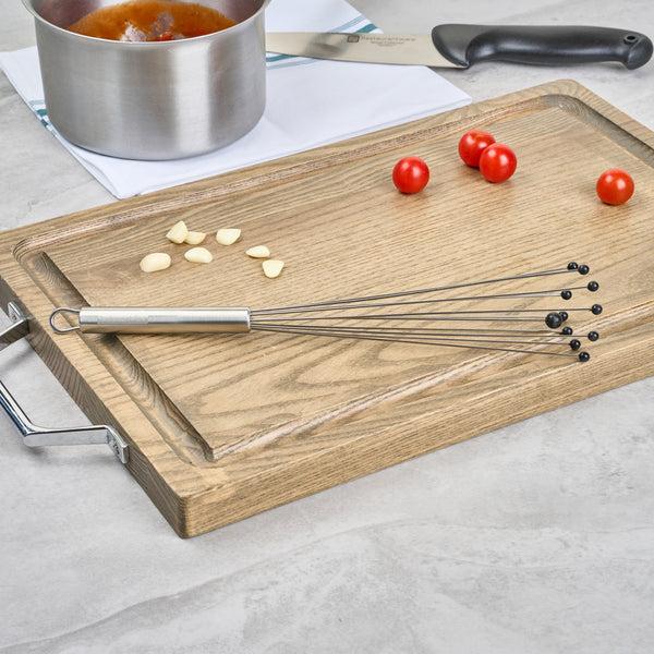 Restaurantware German Standard Stainless Steel Ball Whisk - With Silicone Tips - 12 1/2'' - 1 Count Box