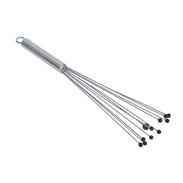 Restaurantware German Standard Stainless Steel Ball Whisk - With Silicone Tips - 12 1/2'' - 1 Count Box