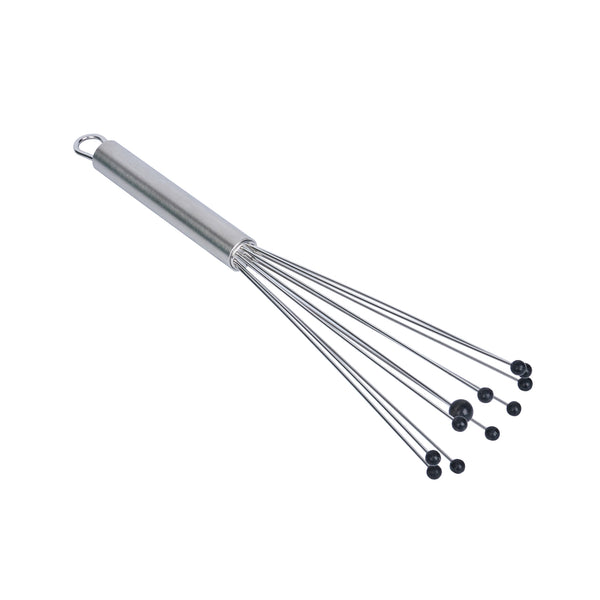 Restaurantware German Standard Stainless Steel Ball Whisk - With Silicone Tips - 10 3/4'' - 1 Count Box