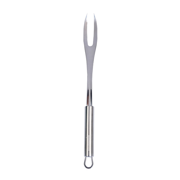 Restaurantware German Standard Stainless Steel Carving / Pot Fork - 12 3/4'' - 1 Count Box
