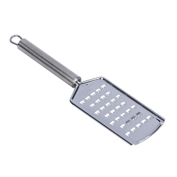 Restaurantware German Standard Stainless Steel Coarse Grater - 10'' - 1 Count Box