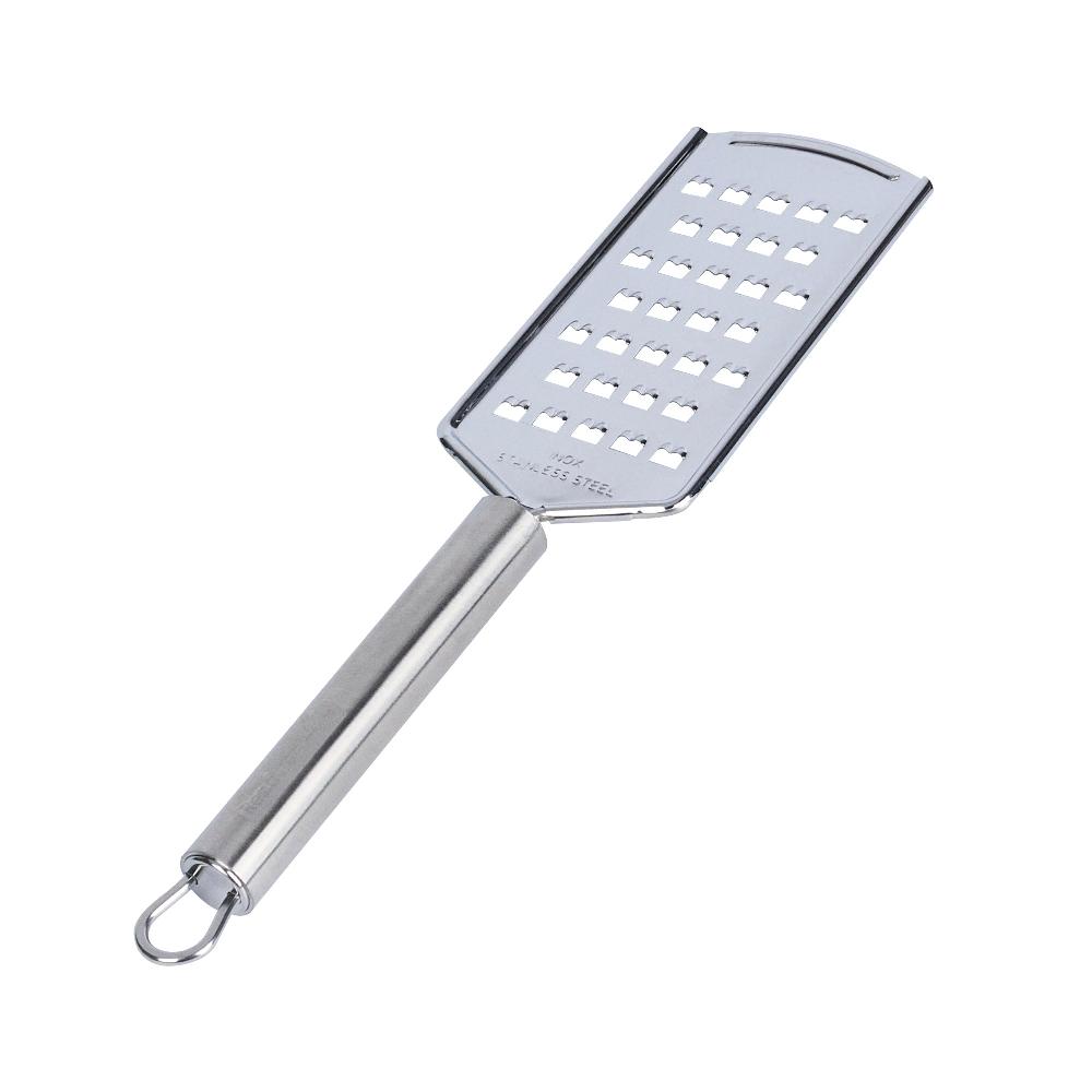 restaurantware German Standard Stainless Steel Coarse Grater - 10'' - 1 count box