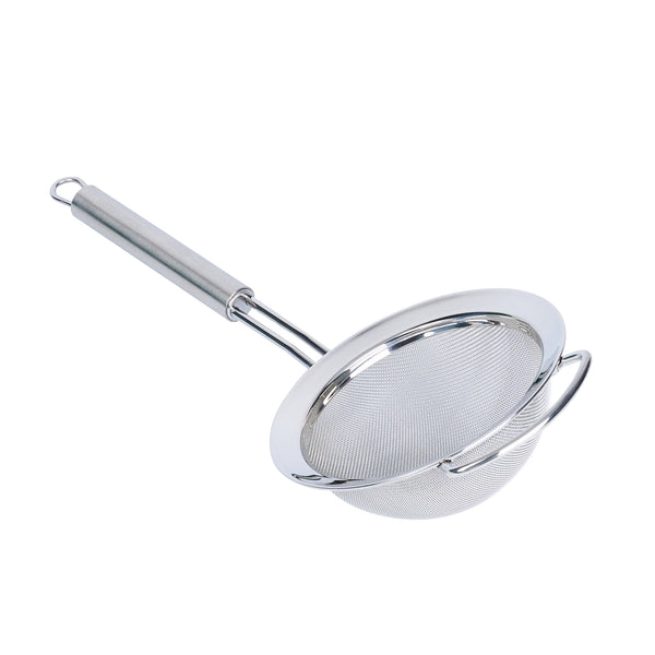 Restaurantware German Standard Stainless Steel Fine Mesh Strainer - 11 1/2'' X 4 3/4'' - 1 Count Box