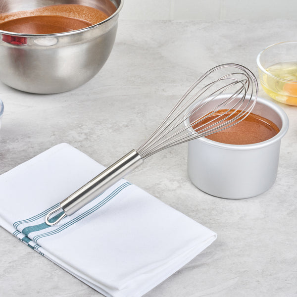 Restaurantware German Standard Stainless Steel French Whisk - 10 3/4'' - 1 Count Box