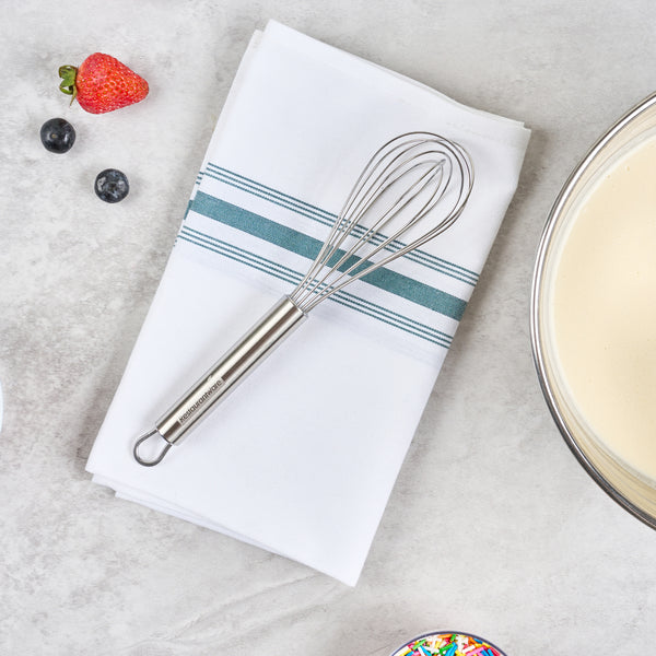 Restaurantware German Standard Stainless Steel French Whisk - 8 1/2" - 1 Count Box
