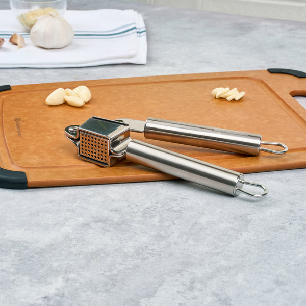 Restaurantware German Standard Stainless Steel Garlic Press - 1 Count Box