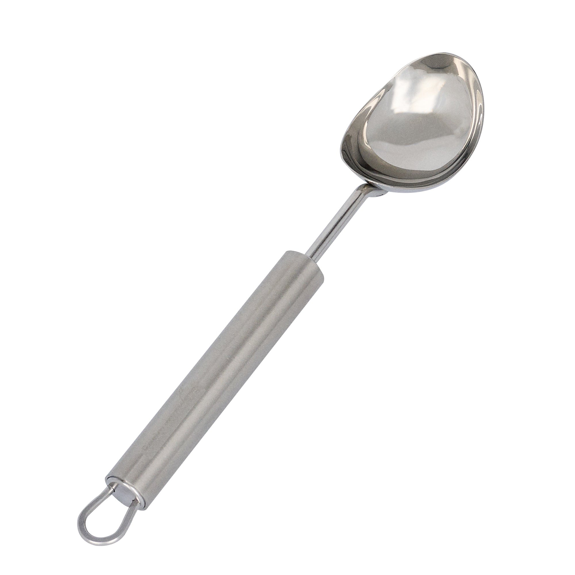 restaurantware German Standard Stainless Steel Ice Cream Scoop - 8 3/4'' x 1 3/4'' - 1 count box