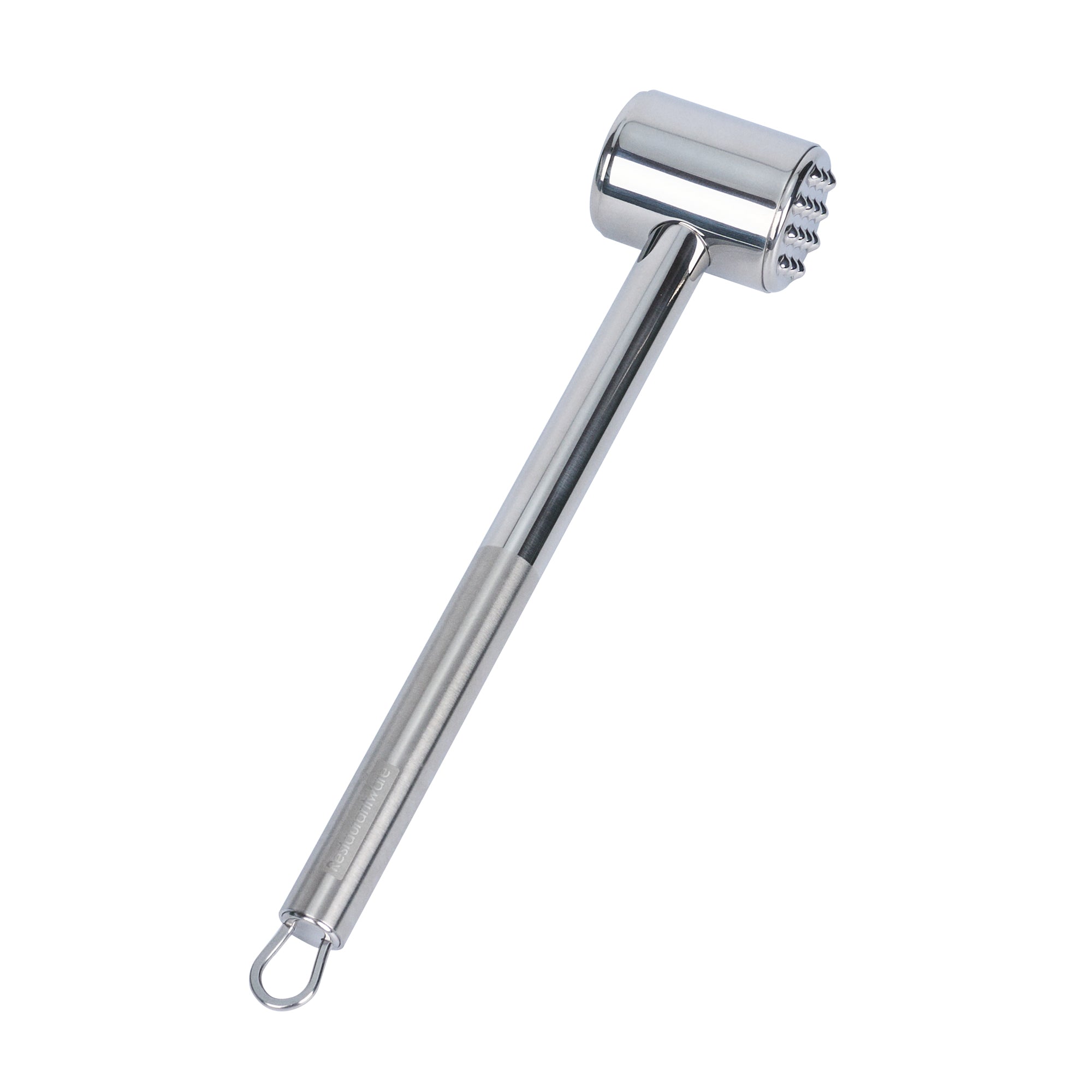 restaurantware German Standard Stainless Steel Meat Tenderizer - 10'' - 1 count box