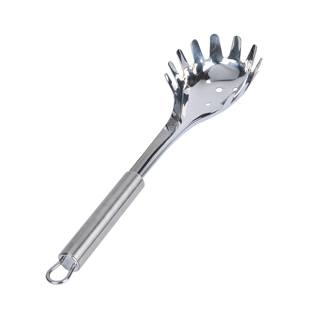 restaurantware German Standard Stainless Steel Pasta Fork - 12 1/2'' x 2 3/4'' x 1 1/2'' - 1 count box