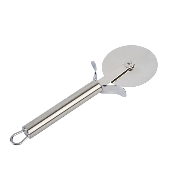 Restaurantware German Standard Stainless Steel Pizza Wheel - With Finger Guard - 7 3/4'' X 2 1/2'' - 1 Count Box