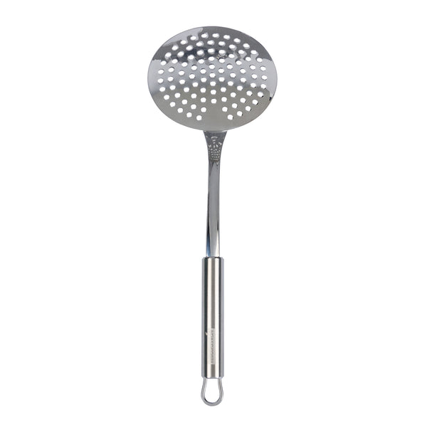 Restaurantware German Standard Stainless Steel Skimmer - 12'' X 4 1/4'' - 1 Count Box