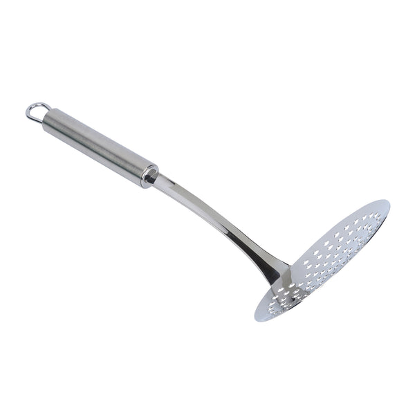 Restaurantware German Standard Stainless Steel Skimmer - 12'' X 4 1/4'' - 1 Count Box