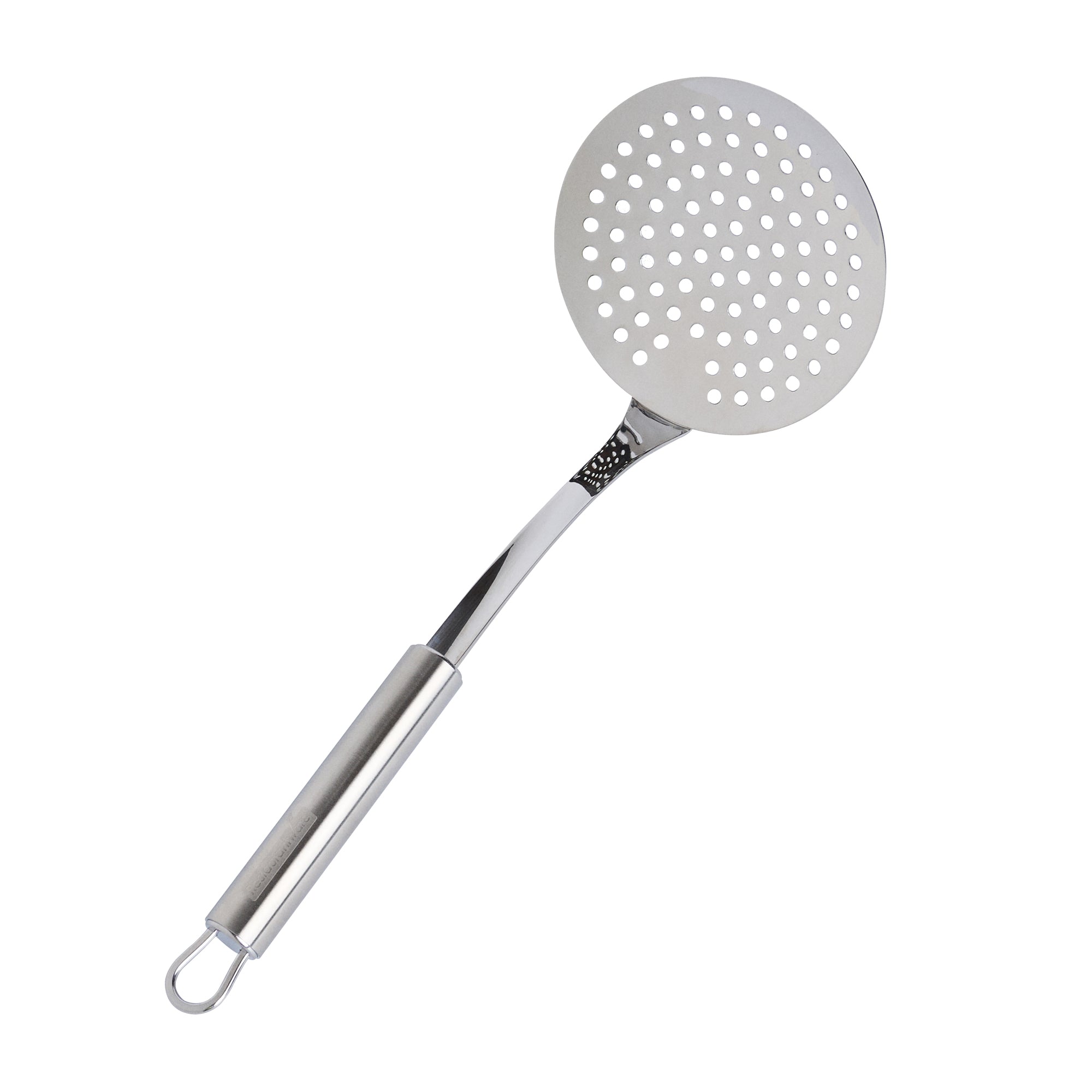 restaurantware German Standard Stainless Steel Skimmer - 12'' x 4 1/4'' - 1 count box