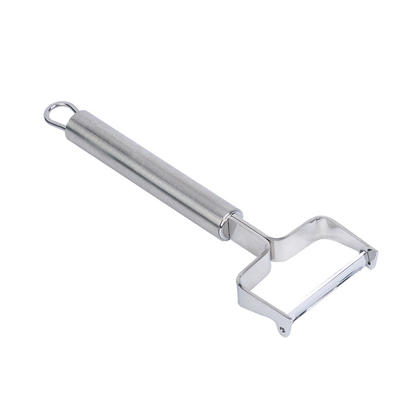 Restaurantware German Standard Stainless Steel "Y" Vegetable Peeler - Straight Blade - 6 1/2'' - 1 Count Box