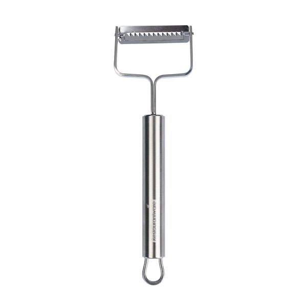 Restaurantware German Standard Stainless Steel "Y" Vegetable Peeler - Julienne Blade - 6 1/2'' - 1 Count Box