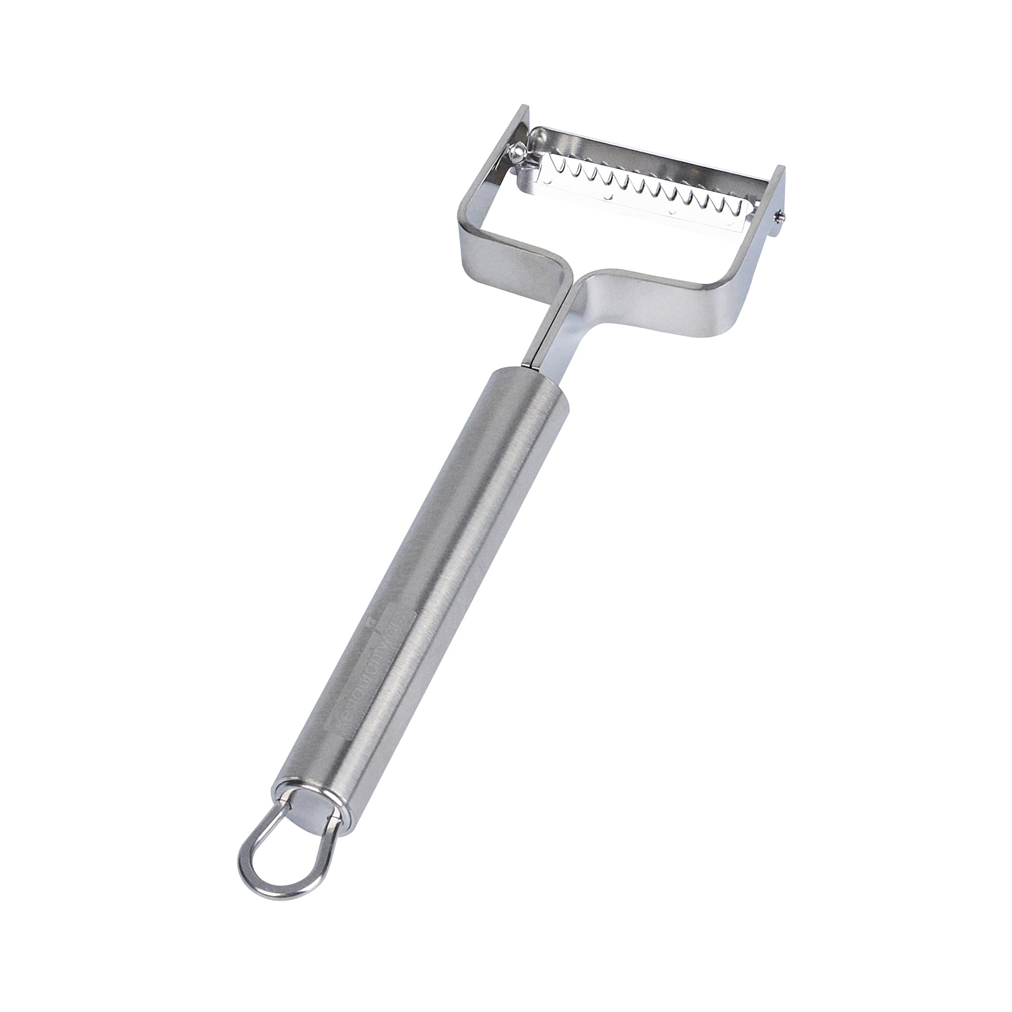 restaurantware German Standard Stainless Steel "Y" Vegetable Peeler - Julienne Blade - 6 1/2'' - 1 count box