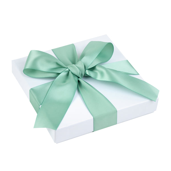 Restaurantware Gift Tek Dark Shale Green Polyester Satin Ribbon - Single Face - 1 1/2" X 10 Yds - 10 Count Box