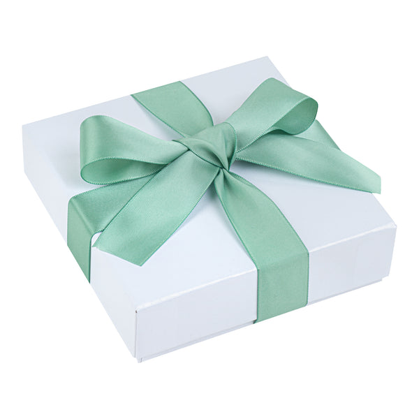 Restaurantware Gift Tek Dark Shale Green Polyester Satin Ribbon - Single Face - 1" X 10 Yds - 10 Count Box