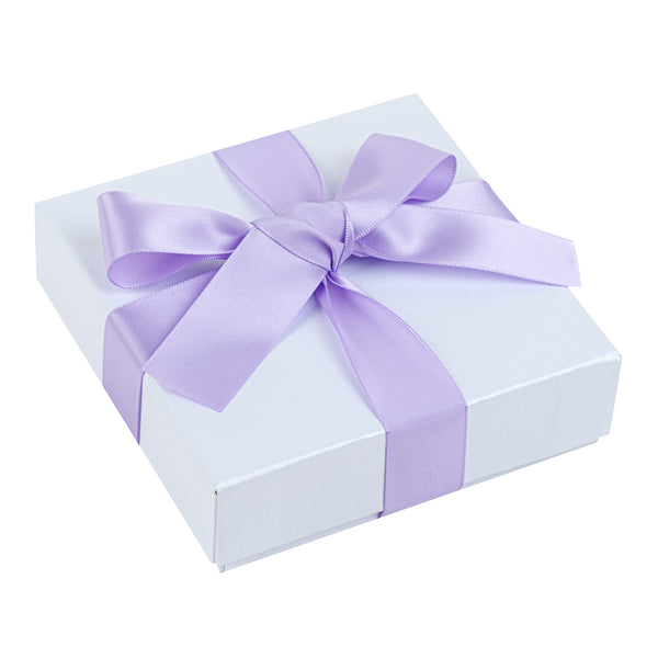 Restaurantware Gift Tek Orchid Purple Polyester Satin Ribbon - Single Face - 1" X 10 Yds - 10 Count Box