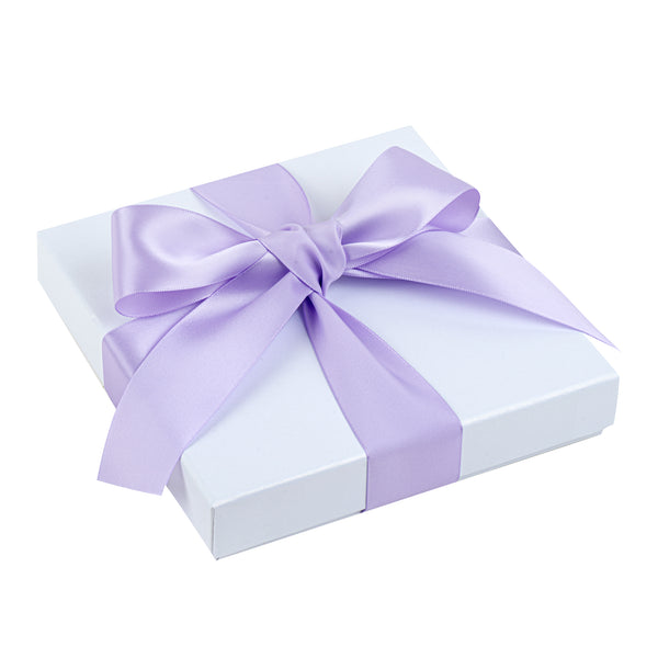 Restaurantware Gift Tek Orchid Purple Polyester Satin Ribbon - Single Face - 1 1/2" X 10 Yds - 10 Count Box