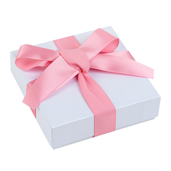 Restaurantware Gift Tek Pink Polyester Satin Ribbon - Single Face - 1" X 10 Yds - 10 Count Box