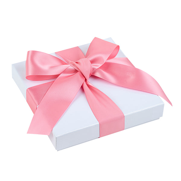 Restaurantware Gift Tek Pink Polyester Satin Ribbon - Single Face - 1 1/2" X 10 Yds - 10 Count Box