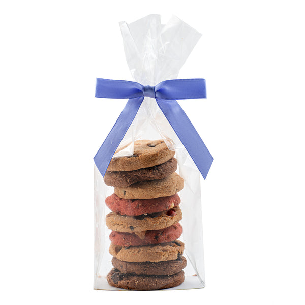 Restaurantware Gift Tek Purple Polyester Satin Twist Tie Bow - Pre-Tied - 3" X 2 1/2" - 4000 Count Box