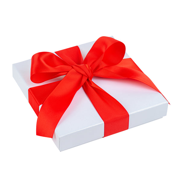 Restaurantware Gift Tek Red Polyester Satin Ribbon - Single Face - 1 1/2" X 10 Yds - 10 Count Box