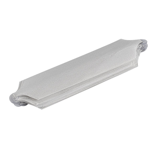 Restaurantware Gift Tek Silver Plastic Flora Satin Pull Bow - 5 1/2" - 1000 Count Box