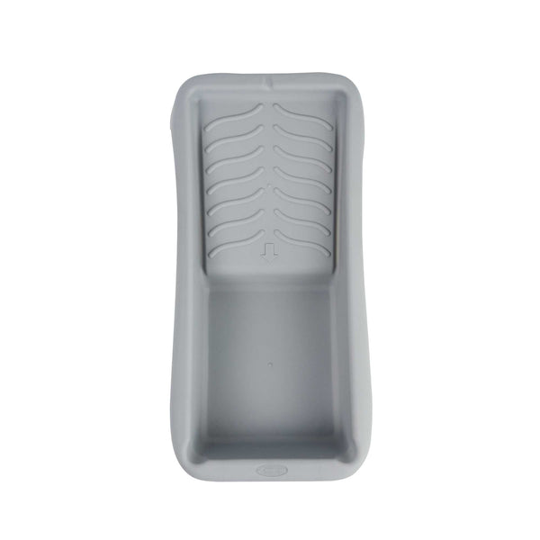 Restaurantware Handy Tek 1.5 Qt Gray Plastic Paint Tray - 14" X 7" X 2 1/2" - 96 Count Box