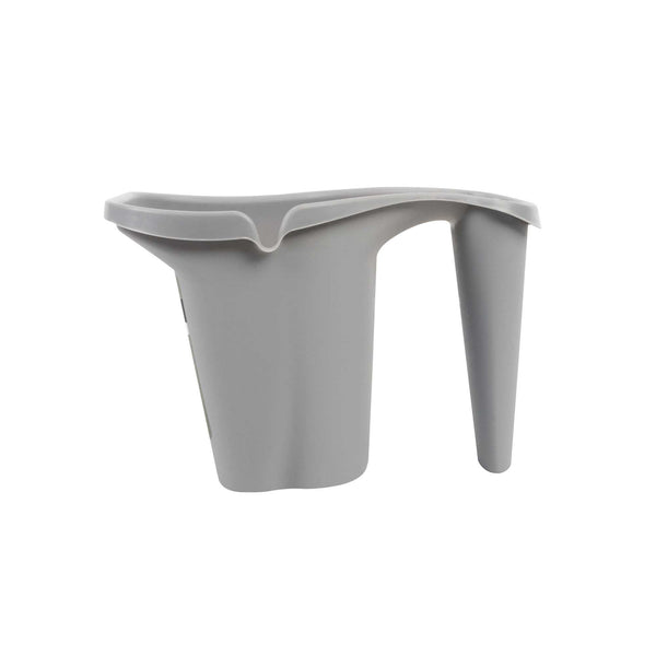 Restaurantware Handy Tek 28 Oz Gray Plastic Paint Cup - With Brush Holder - 7 1/2" X 5 1/2" X 5" - 24 Count Box