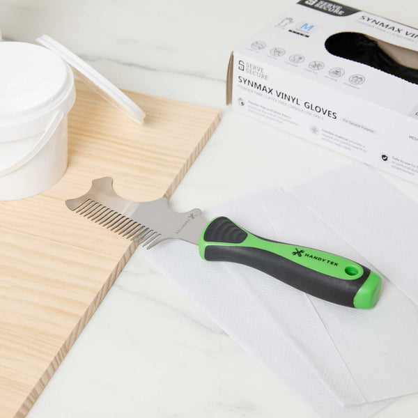 Restaurantware Handy Tek 4-In-1 Painter's Multi-Tool - Soft Grip Handle - 6 1/4" X 2 1/4" X 1 1/4" - 12 Count Box