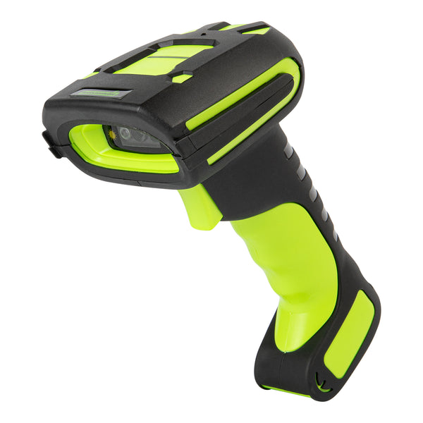 Restaurantware Handy Tek Black And Green Wireless Scanner Kit - Ultra-Rugged Adjustable Charging Cradle - 1 Count Box