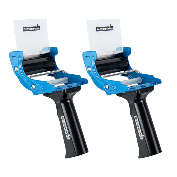 Restaurantware Handy Tek Blue Heavy-Duty Tape Dispenser Gun - 3" - 10 Count Box