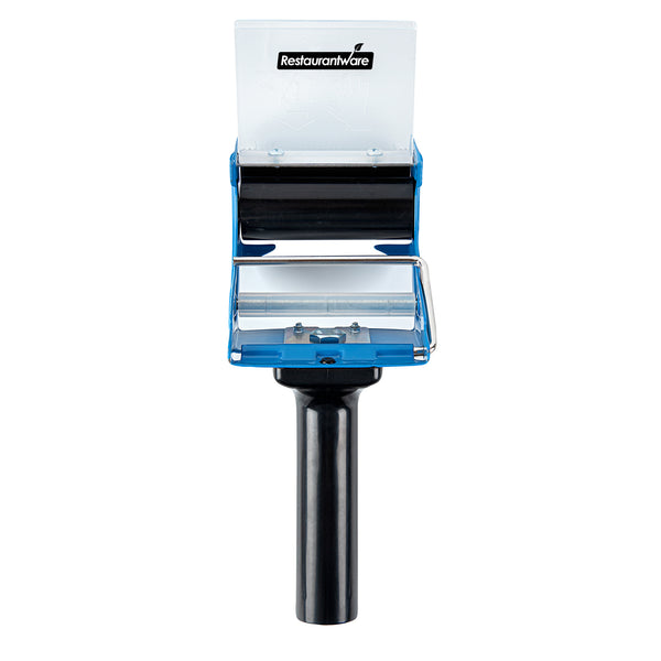 Restaurantware Handy Tek Blue Heavy-Duty Tape Dispenser Gun - 3" - 10 Count Box