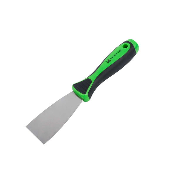 Restaurantware Handy Tek Carbon Steel Putty Knife - Flexible Soft Grip Handle - 2" - 12 Count Box