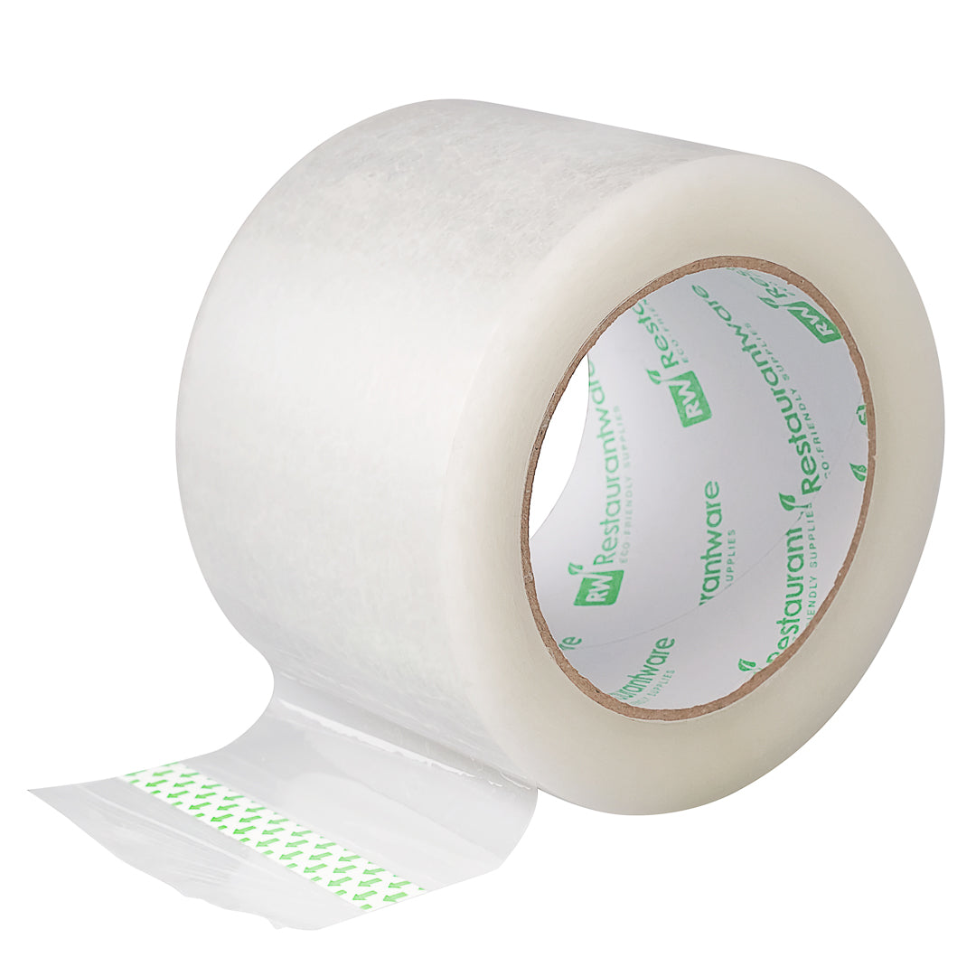 restaurantware Handy Tek Clear Industrial Tape - 2 mil - 3" x 110 yds - 24 count box